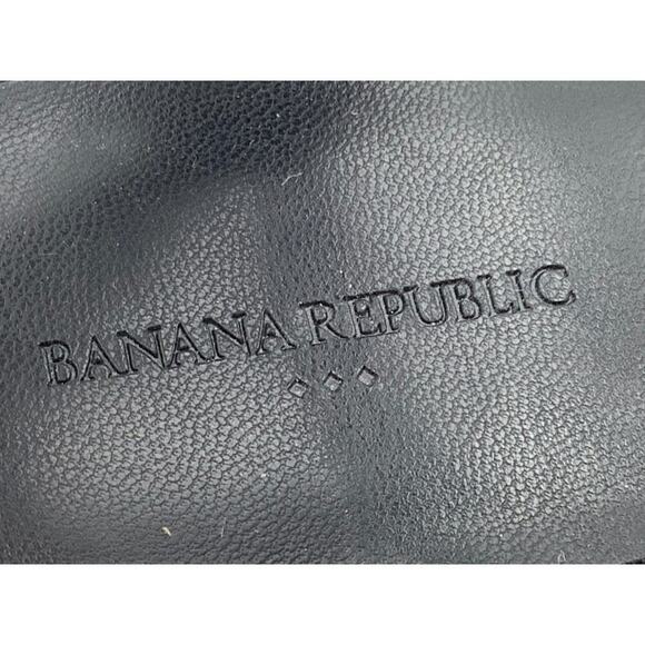 Banana Republic Wedges Black Suede Size 10 Classy Chic EUC - Picture 5 of 7